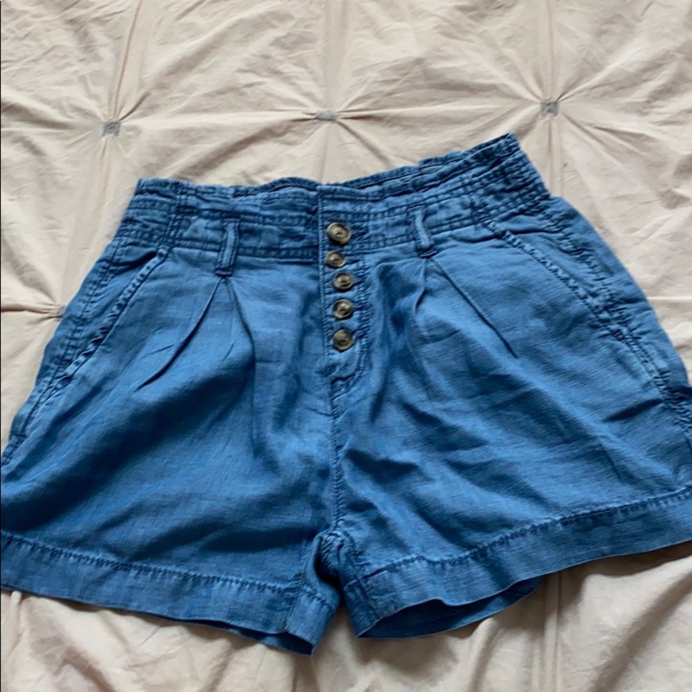 High Waisted Denim Shorts